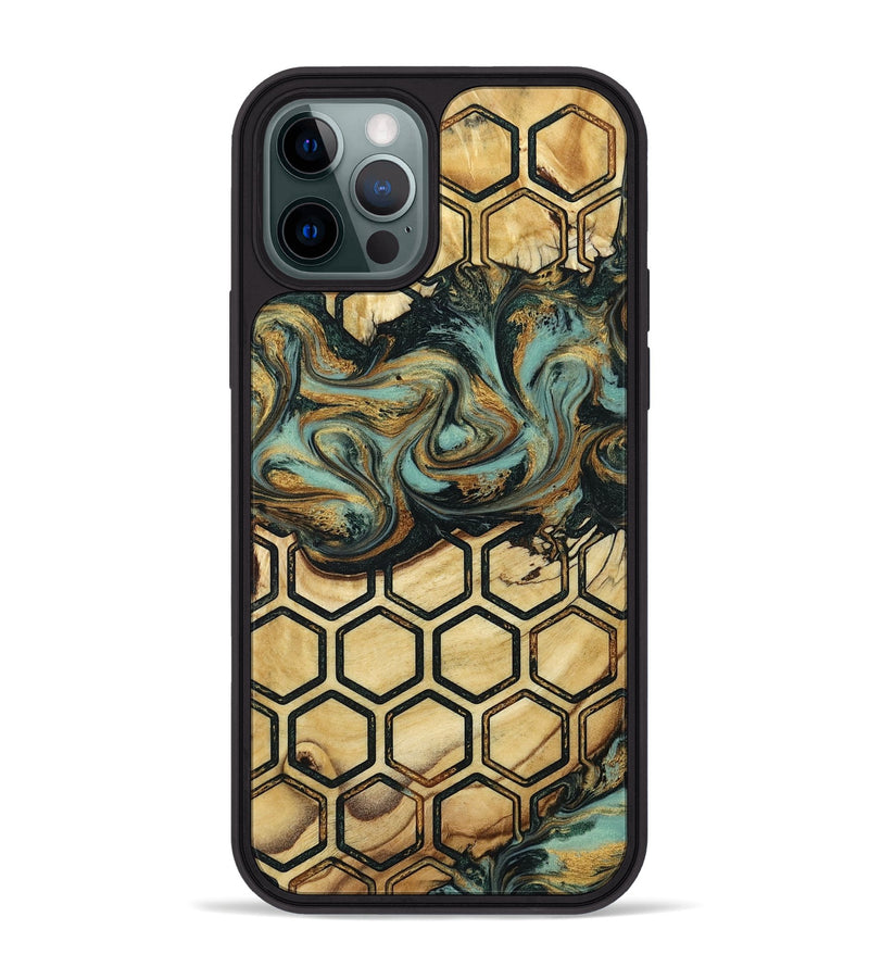 iPhone 12 Pro Max Wood Phone Case - Sawyer (Pattern, 800322)