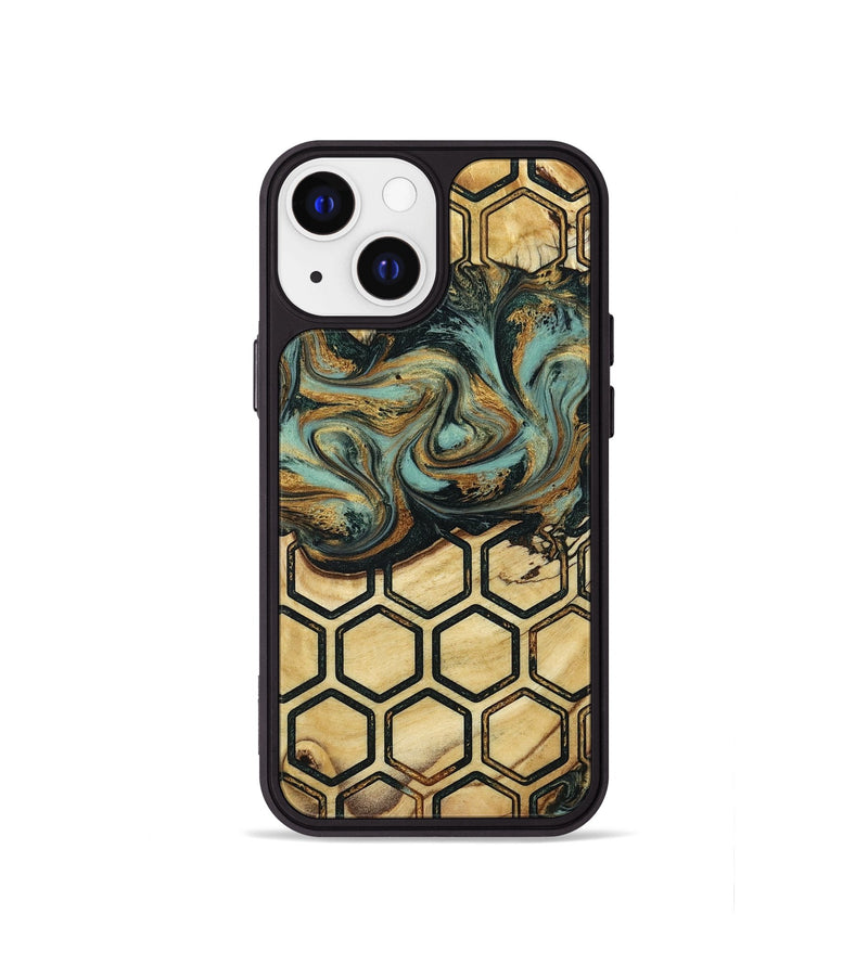 iPhone 13 mini Wood Phone Case - Sawyer (Pattern, 800322)