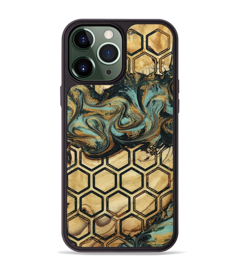 iPhone 13 Pro Max Wood Phone Case - Sawyer (Pattern, 800322)