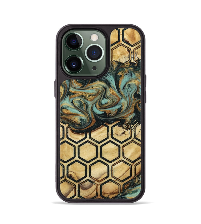 iPhone 13 Pro Wood Phone Case - Sawyer (Pattern, 800322)