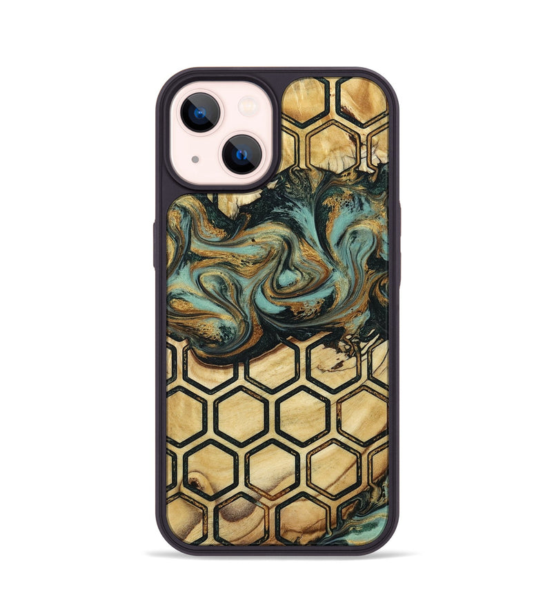 iPhone 14 Wood Phone Case - Sawyer (Pattern, 800322)