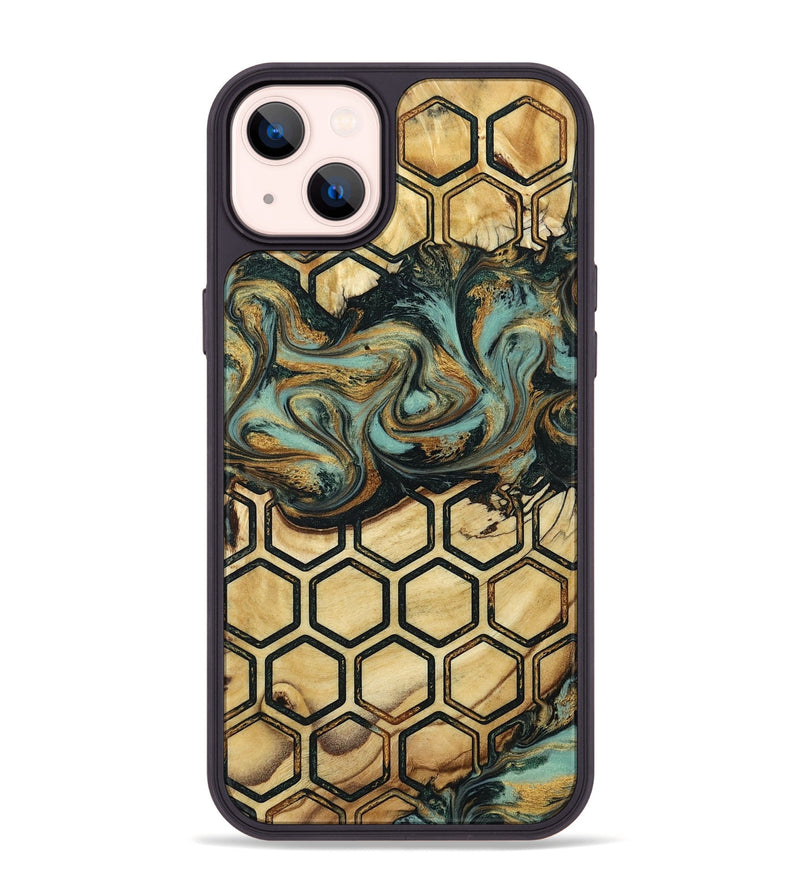 iPhone 14 Plus Wood Phone Case - Sawyer (Pattern, 800322)