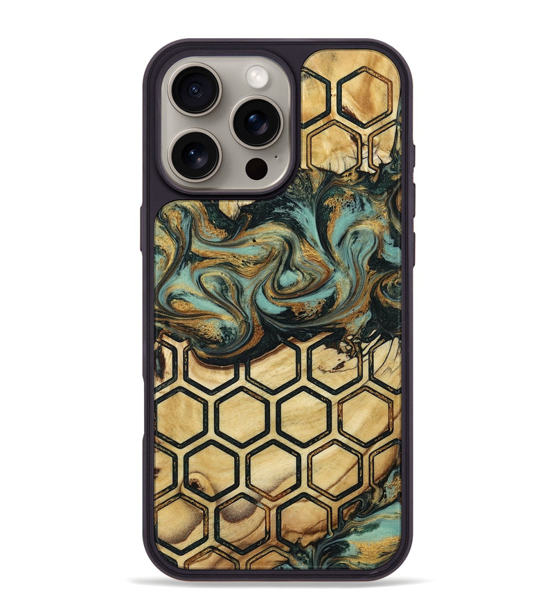 iPhone 16 Pro Max Wood Phone Case - Sawyer (Pattern, 800322)
