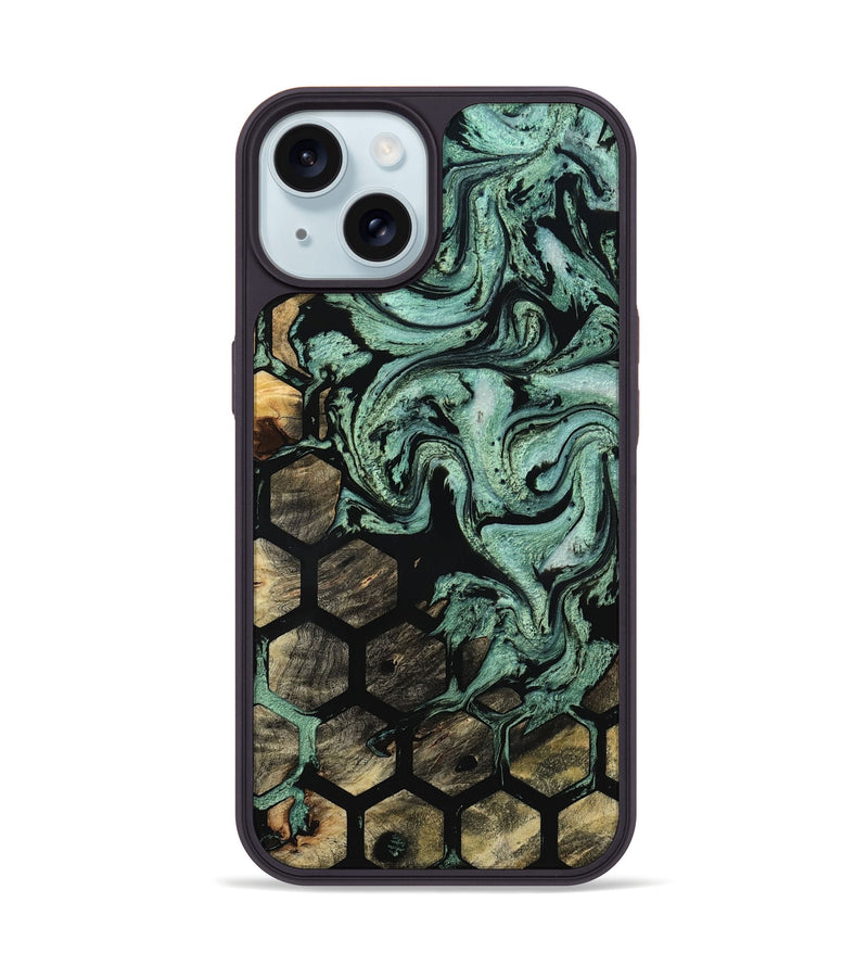 iPhone 15 Wood Phone Case - Nakia (Pattern, 800324)