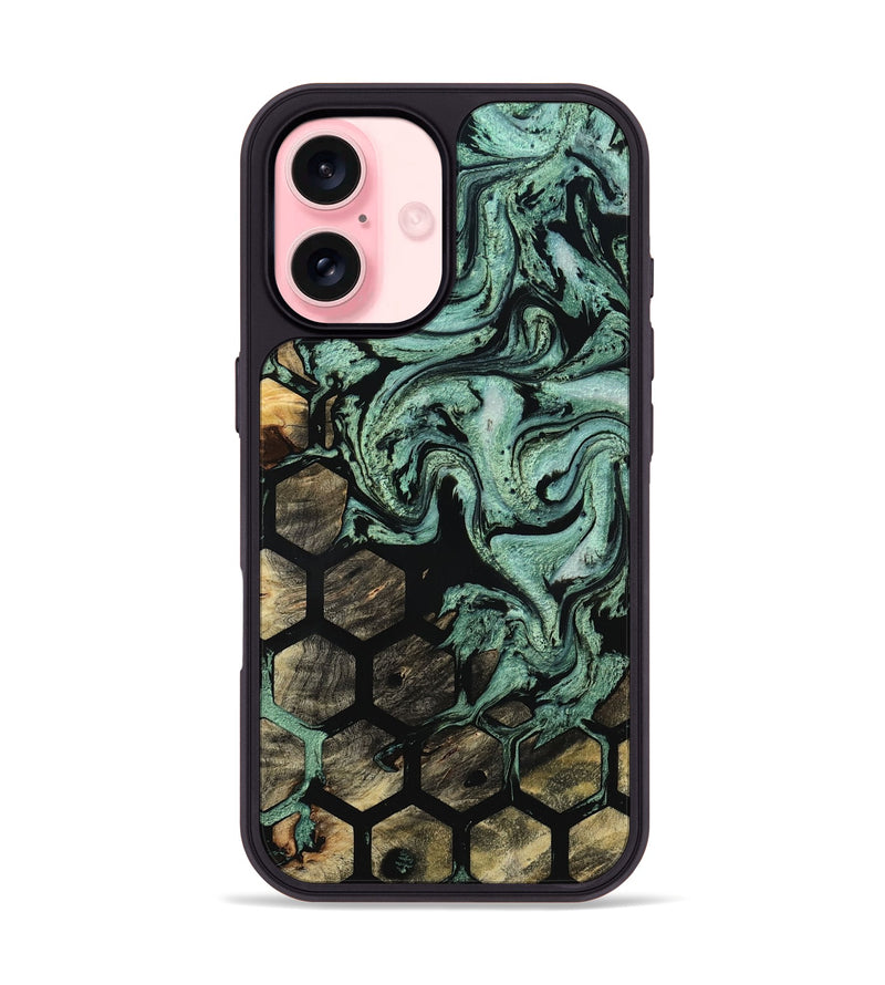 iPhone 16 Wood Phone Case - Nakia (Pattern, 800324)