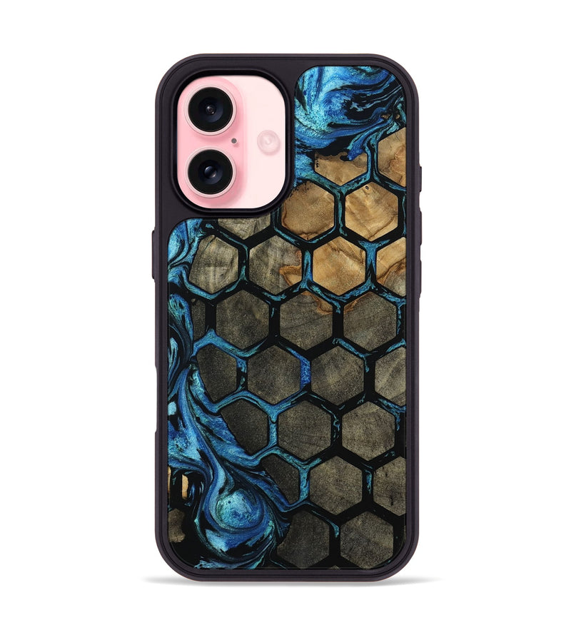 iPhone 16 Wood Phone Case - Margret (Pattern, 800327)