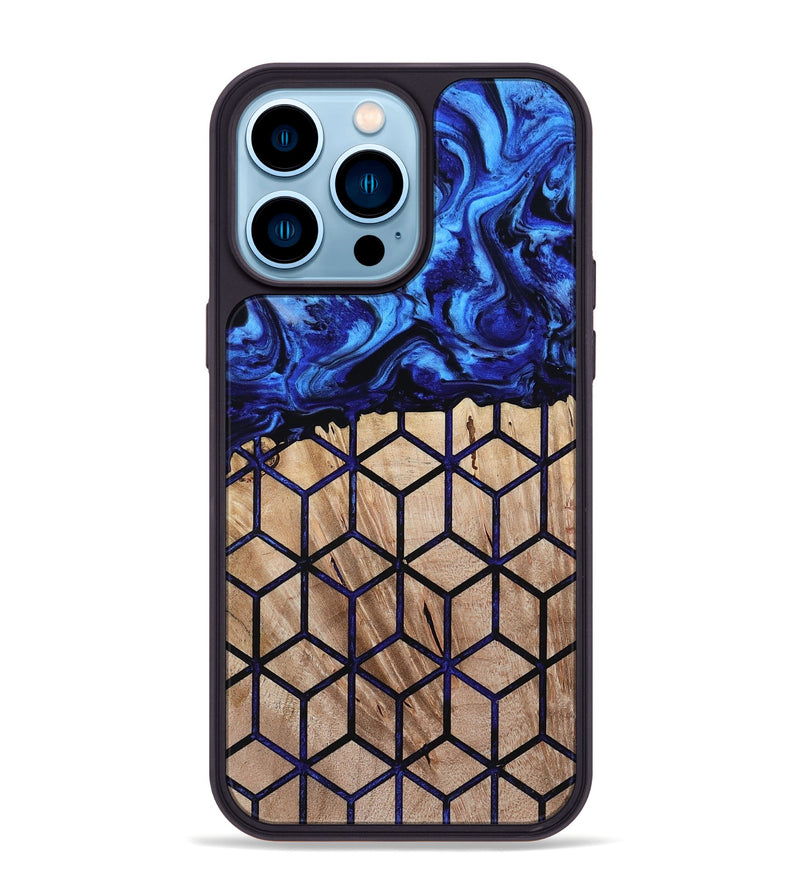 iPhone 14 Pro Max Wood Phone Case - Laura (Pattern, 800328)