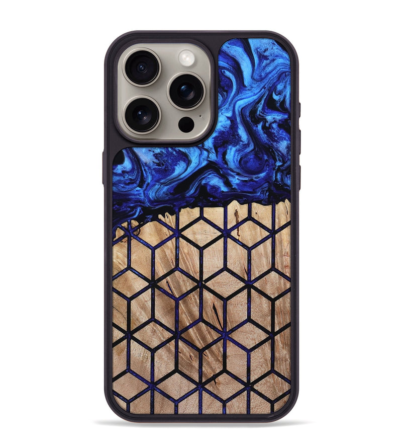 iPhone 15 Pro Max Wood Phone Case - Laura (Pattern, 800328)