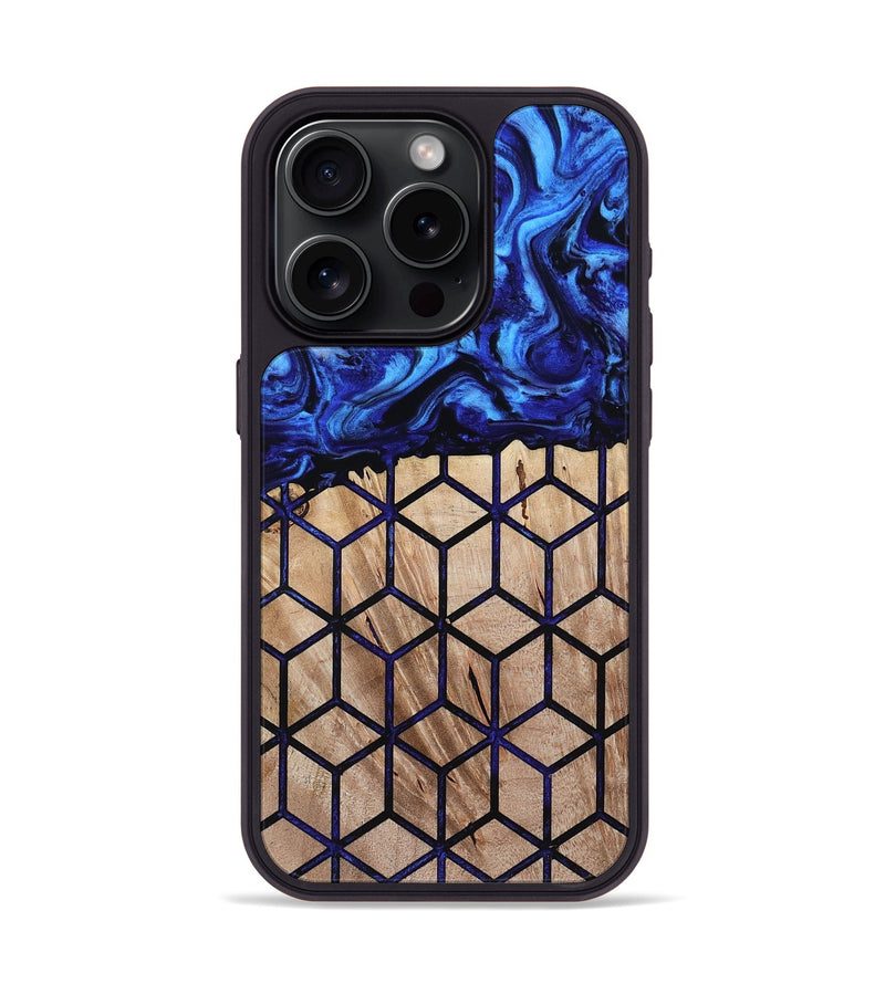 iPhone 15 Pro Wood Phone Case - Laura (Pattern, 800328)