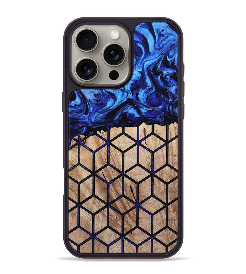 iPhone 16 Pro Max Wood Phone Case - Laura (Pattern, 800328)