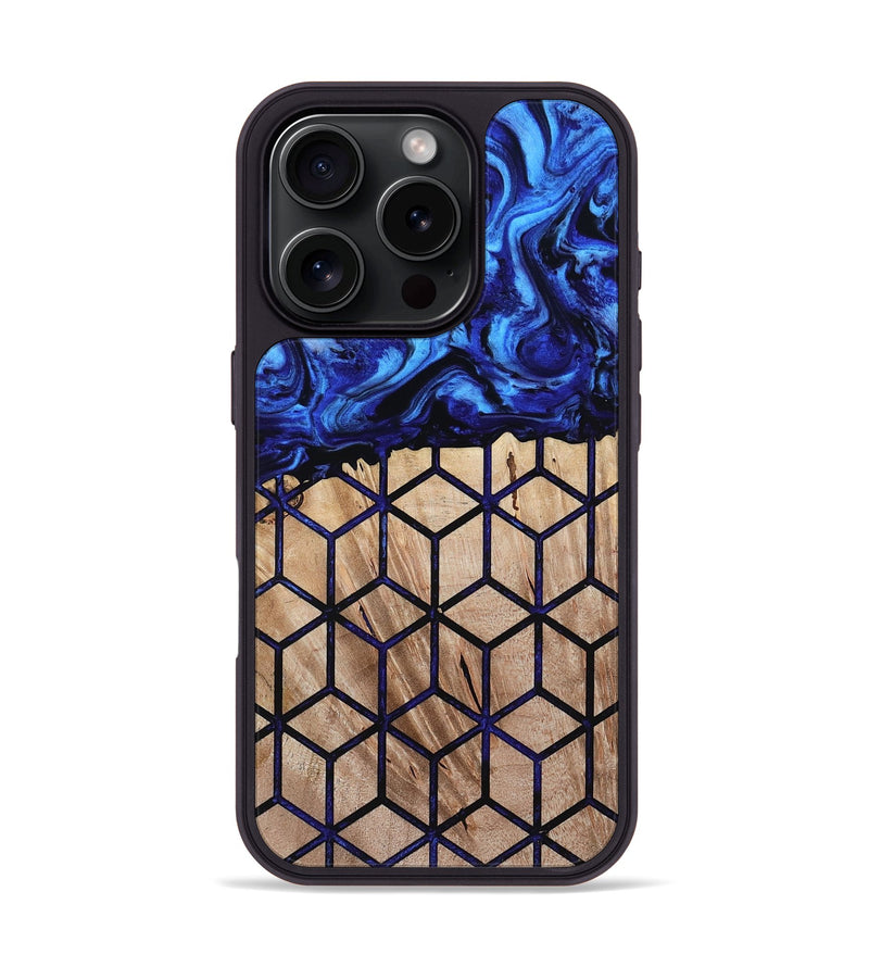 iPhone 16 Pro Wood Phone Case - Laura (Pattern, 800328)