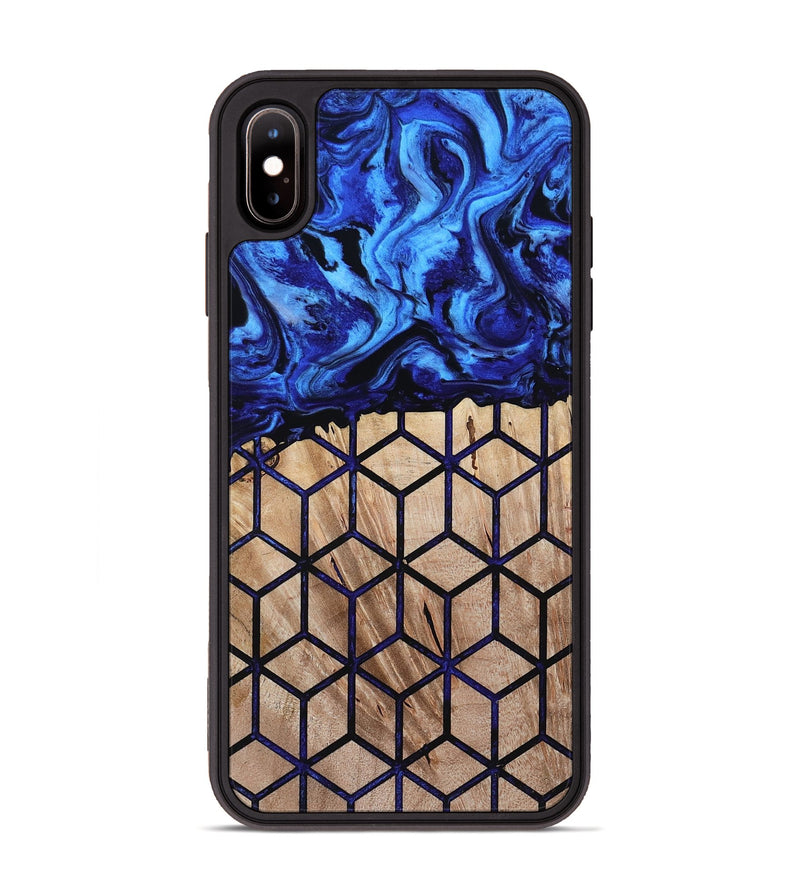 iPhone Xs Max Wood Phone Case - Laura (Pattern, 800328)