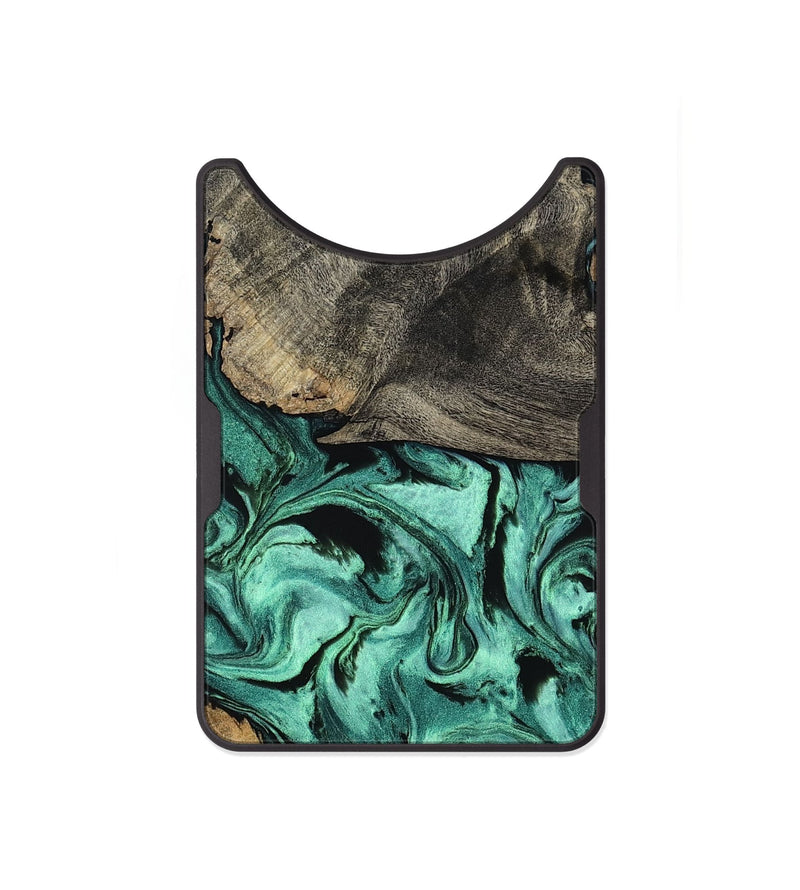 Alloy Wood Wallet - Simone (Green, 800329)