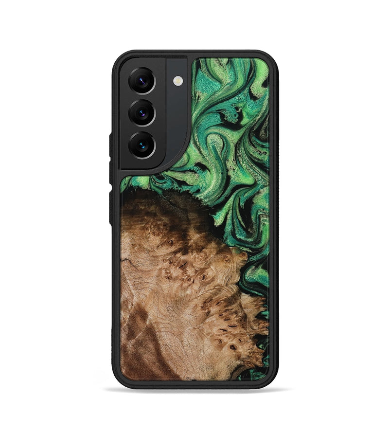 Galaxy S22 Wood Phone Case - Jamie (Green, 800331)