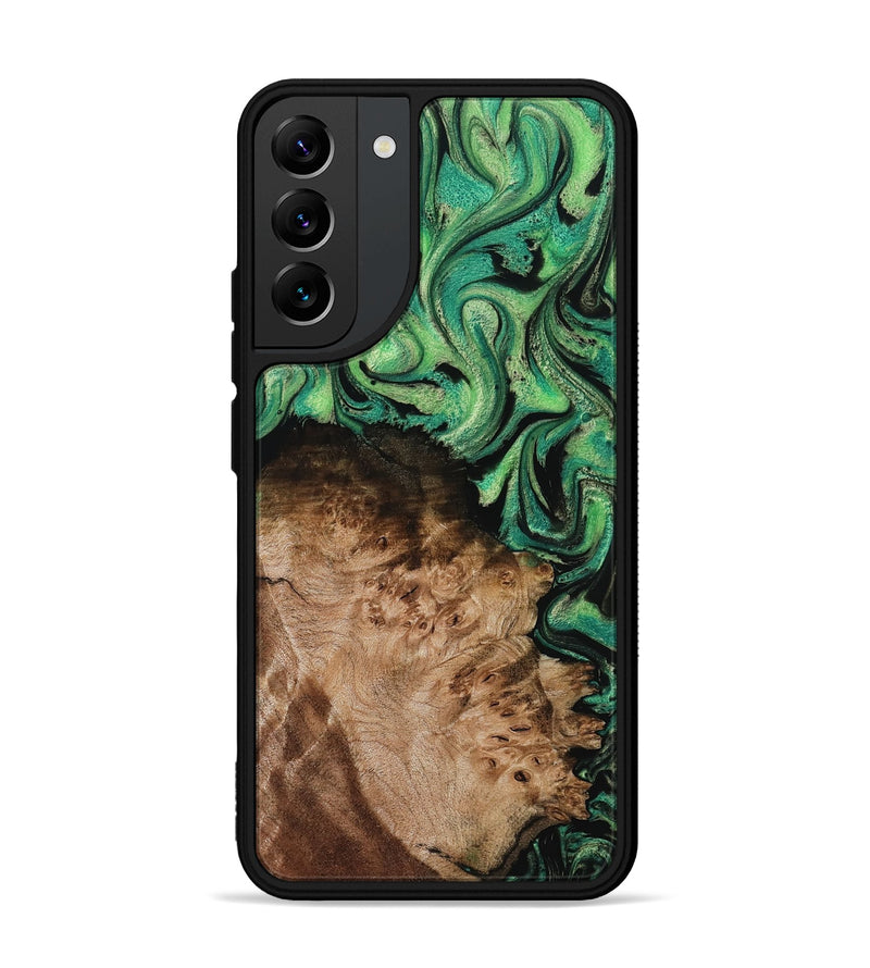 Galaxy S22 Plus Wood Phone Case - Jamie (Green, 800331)
