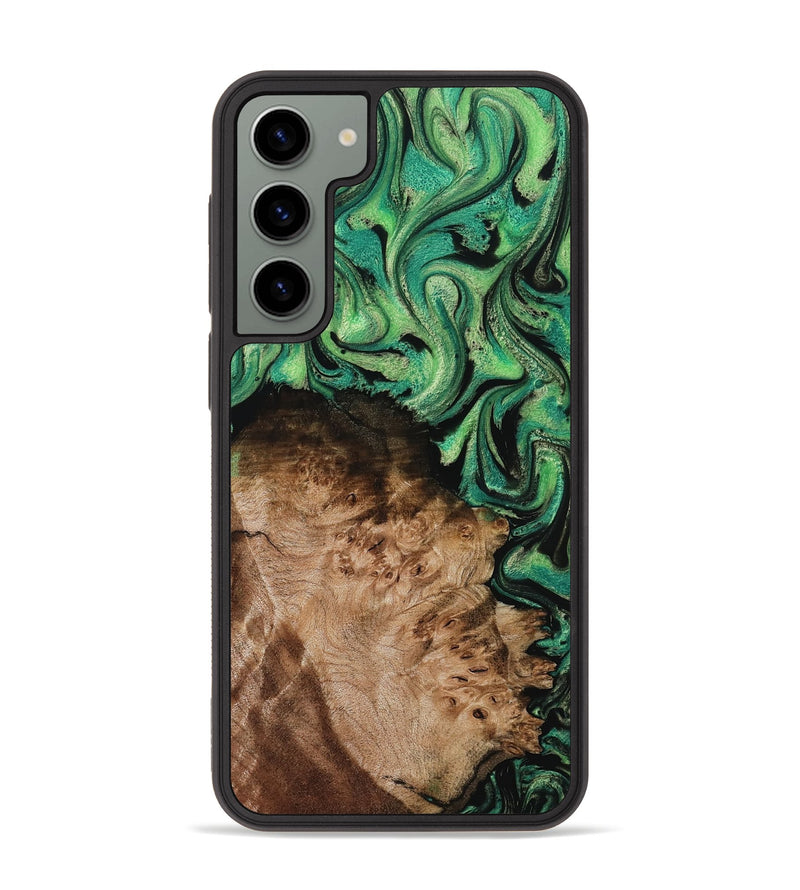 Galaxy S23 Plus Wood Phone Case - Jamie (Green, 800331)