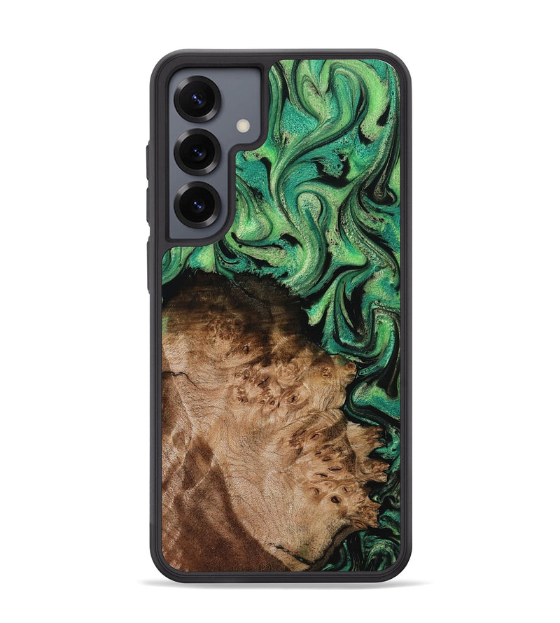 Galaxy S25 Plus Wood Phone Case - Jamie (Green, 800331)