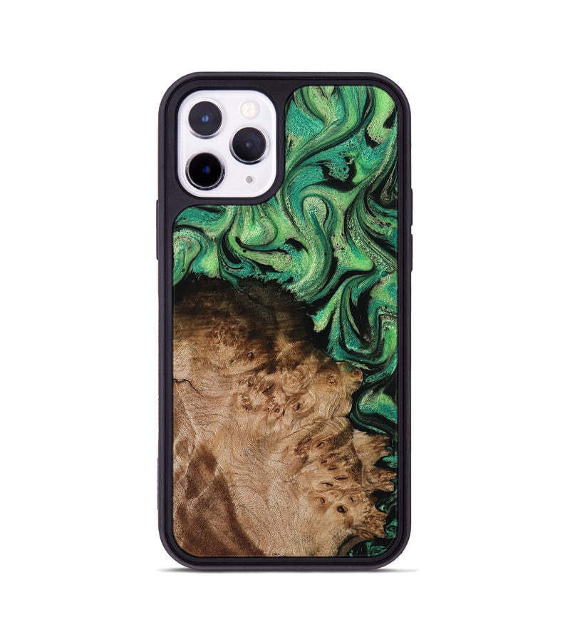 iPhone 11 Pro Wood Phone Case - Jamie (Green, 800331)