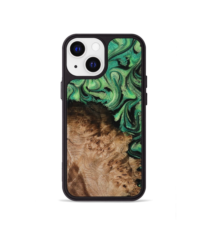 iPhone 13 mini Wood Phone Case - Jamie (Green, 800331)