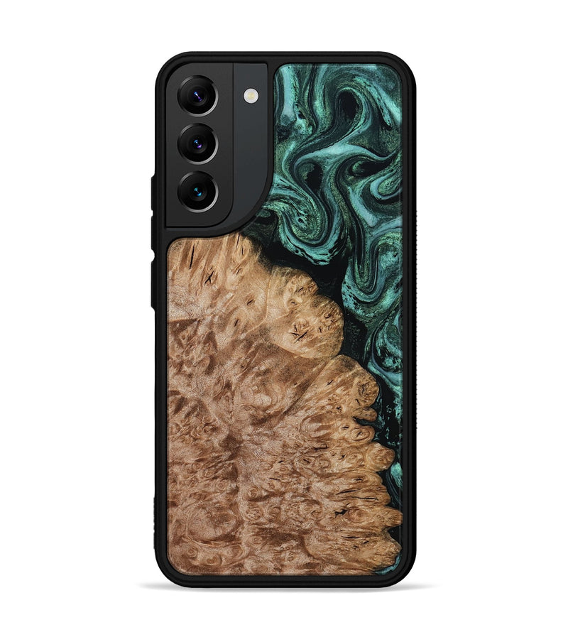 Galaxy S22 Plus Wood Phone Case - Ali (Green, 800334)