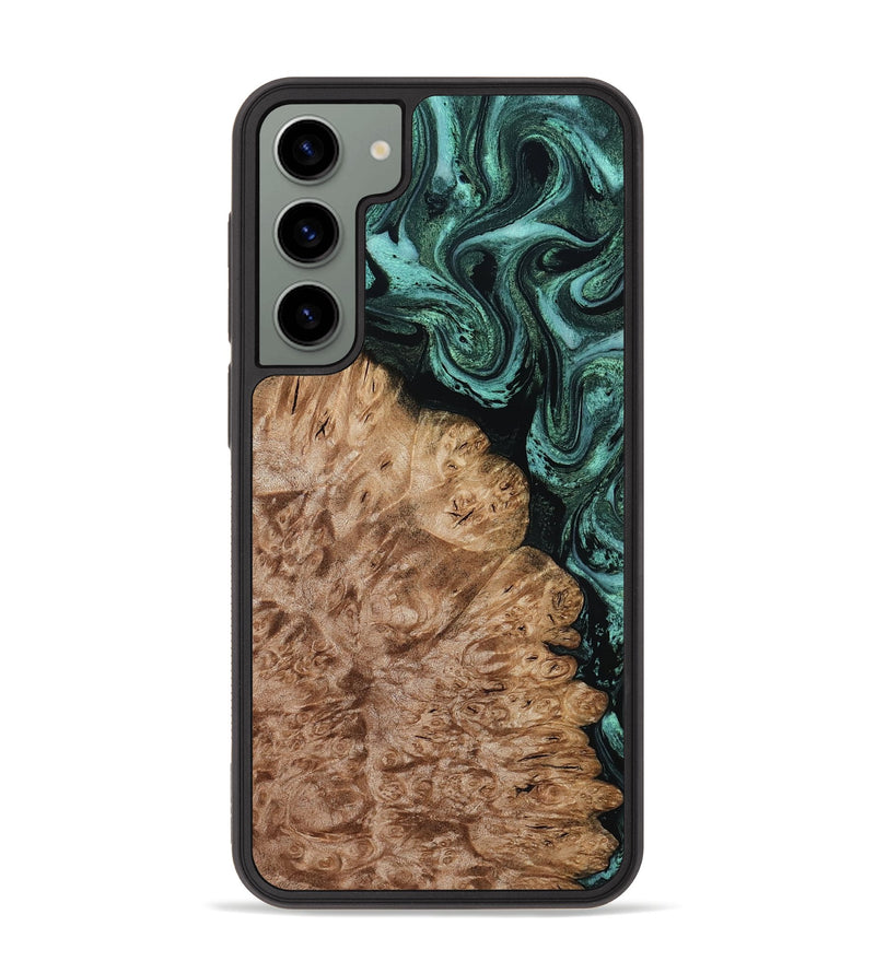 Galaxy S23 Plus Wood Phone Case - Ali (Green, 800334)