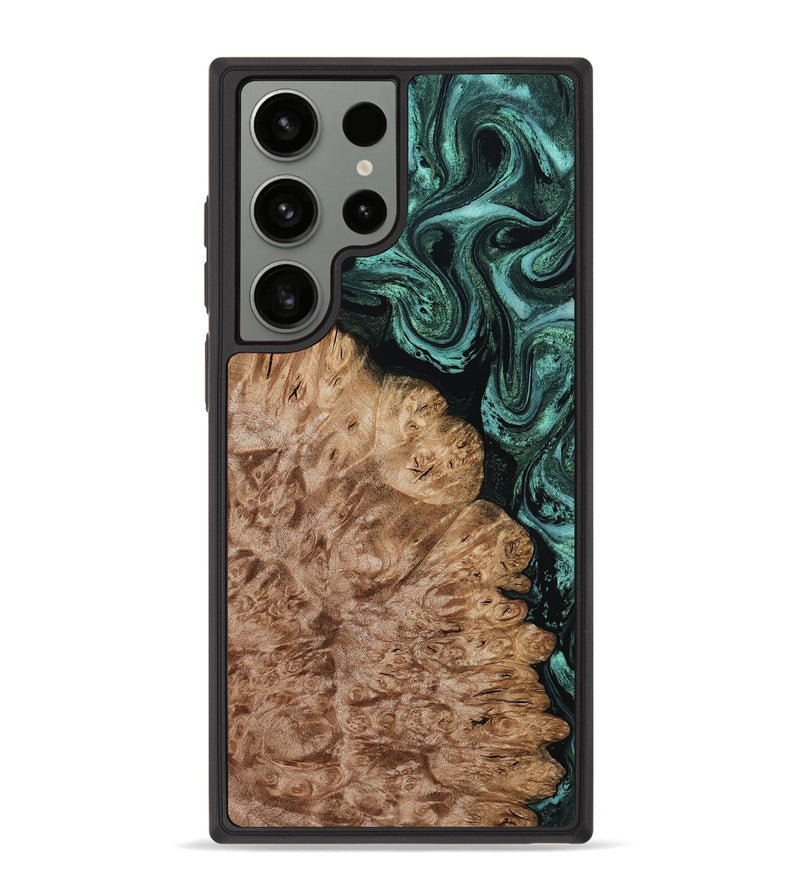 Galaxy S23 Ultra Wood Phone Case - Ali (Green, 800334)