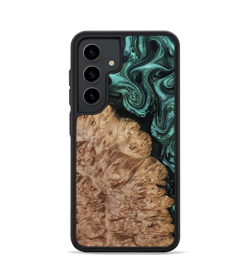 Galaxy S24 Wood Phone Case - Ali (Green, 800334)