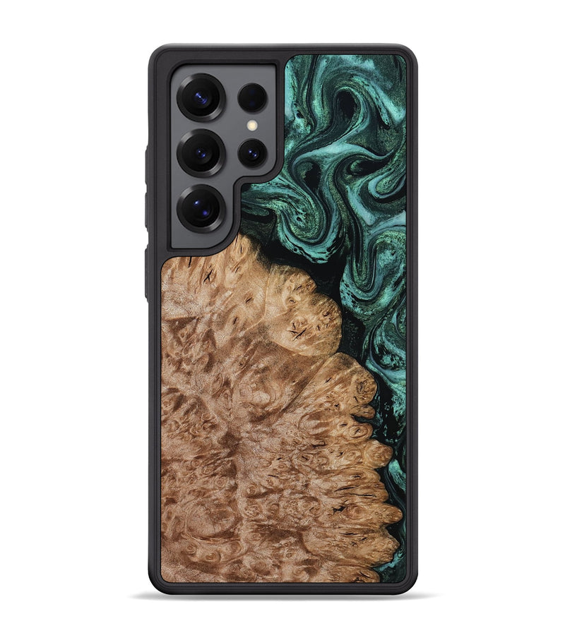 Galaxy S25 Ultra Wood Phone Case - Ali (Green, 800334)