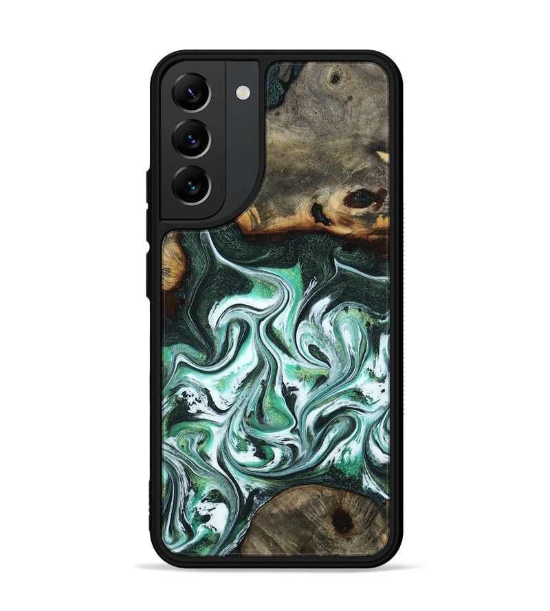 Galaxy S22 Plus Wood Phone Case - Nathaly (Green, 800335)