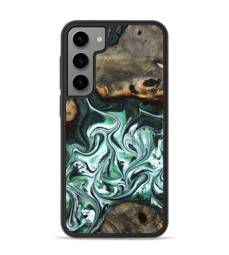 Galaxy S23 Plus Wood Phone Case - Nathaly (Green, 800335)