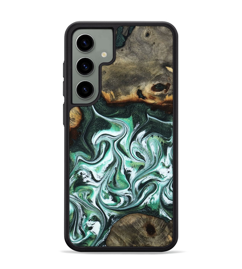 Galaxy S24 Plus Wood Phone Case - Nathaly (Green, 800335)