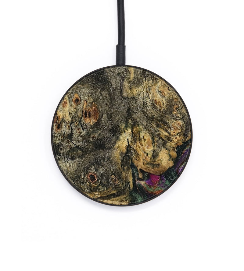 Circle Wood Wireless Charger - Duane (Green, 800336)