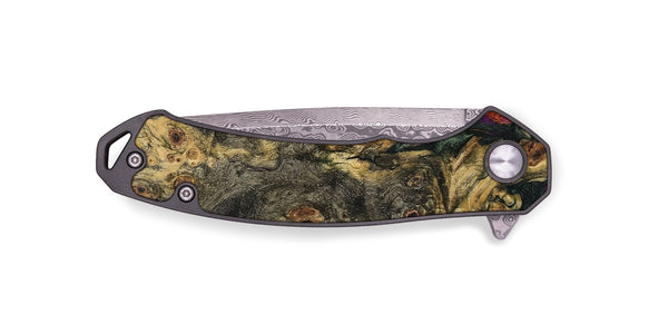 EDC Wood Pocket Knife - Duane (Green, 800336)