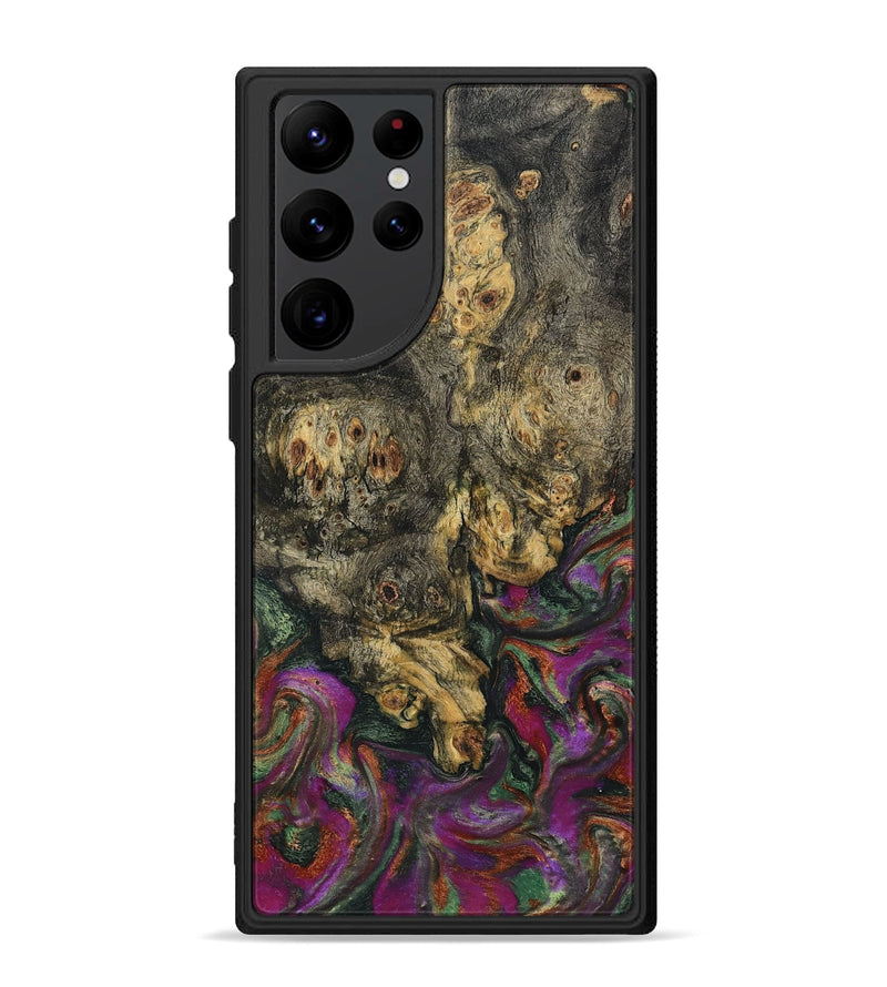 Galaxy S22 Ultra Wood Phone Case - Duane (Green, 800336)