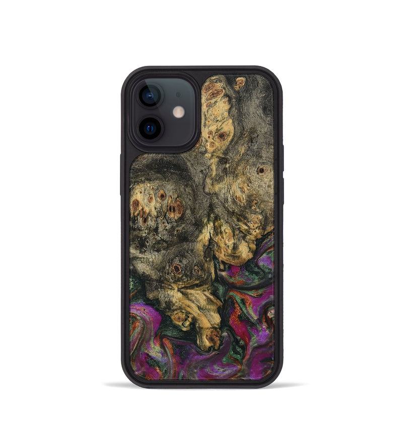 iPhone 12 mini Wood Phone Case - Duane (Green, 800336)