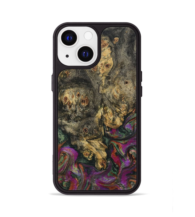 iPhone 13 Wood Phone Case - Duane (Green, 800336)