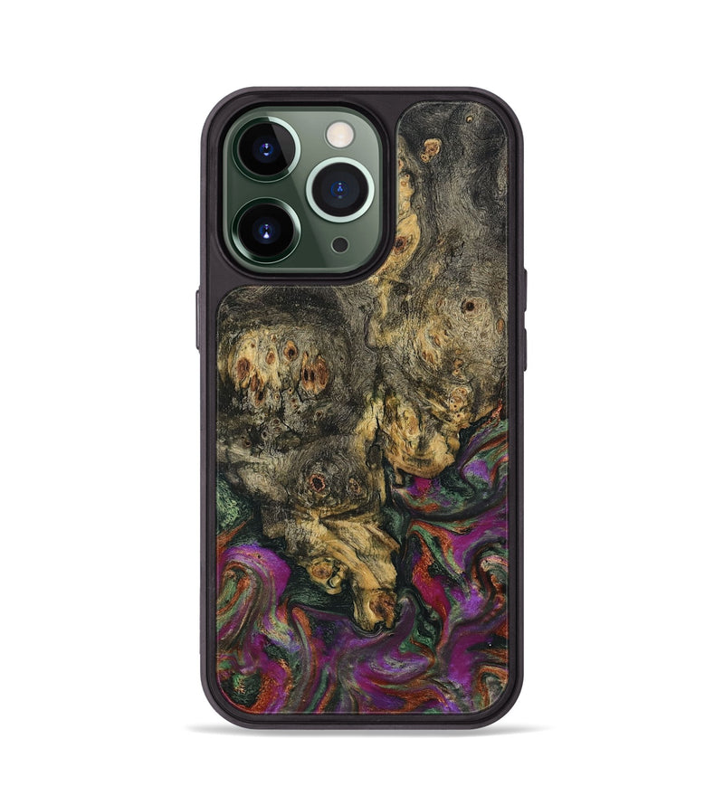 iPhone 13 Pro Wood Phone Case - Duane (Green, 800336)