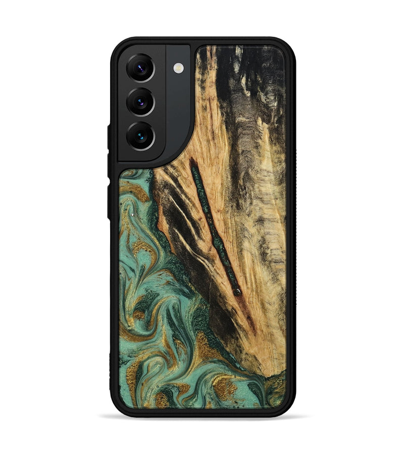 Galaxy S22 Plus Wood Phone Case - Anabel (Green, 800337)
