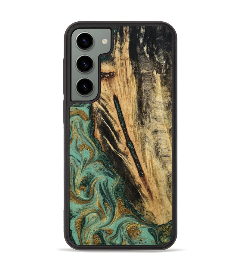Galaxy S23 Plus Wood Phone Case - Anabel (Green, 800337)