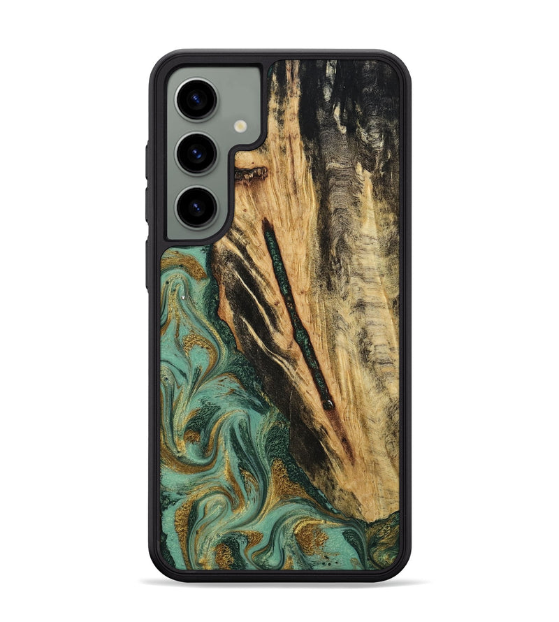 Galaxy S24 Plus Wood Phone Case - Anabel (Green, 800337)