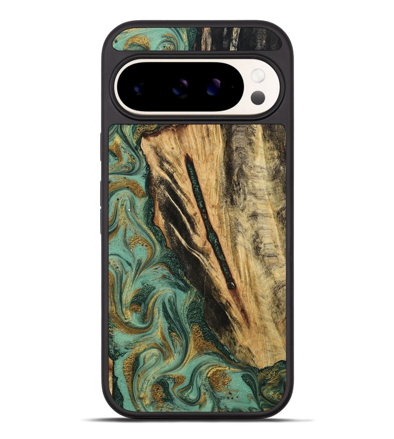 Pixel 9 Pro XL Wood Phone Case - Anabel (Green, 800337)