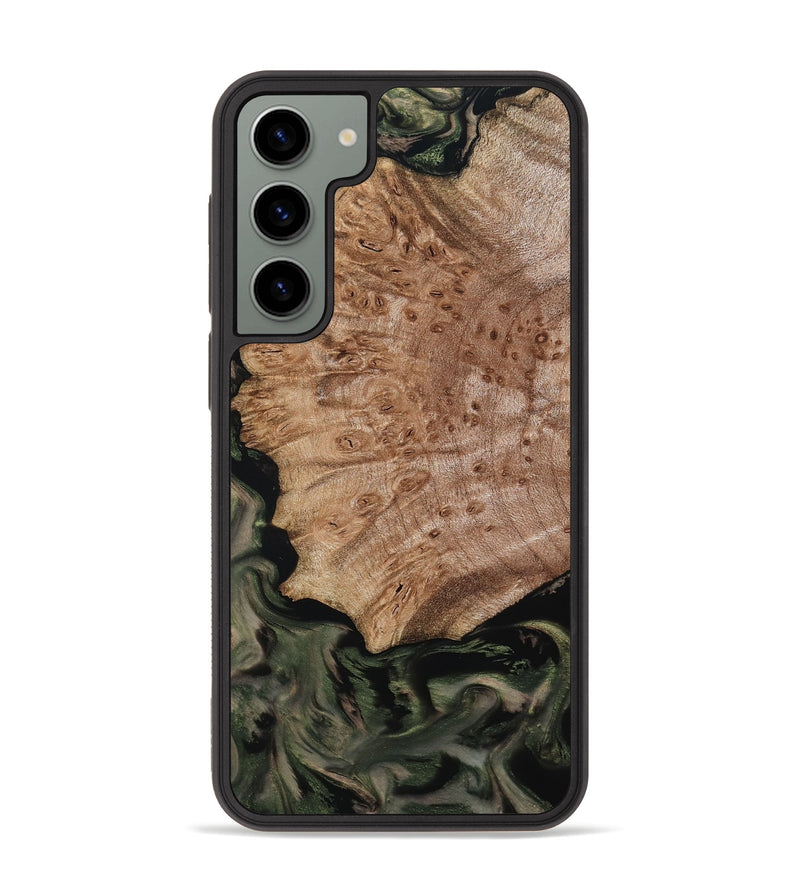 Galaxy S23 Plus Wood Phone Case - Mila (Green, 800339)