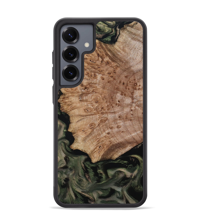 Galaxy S25 Plus Wood Phone Case - Mila (Green, 800339)