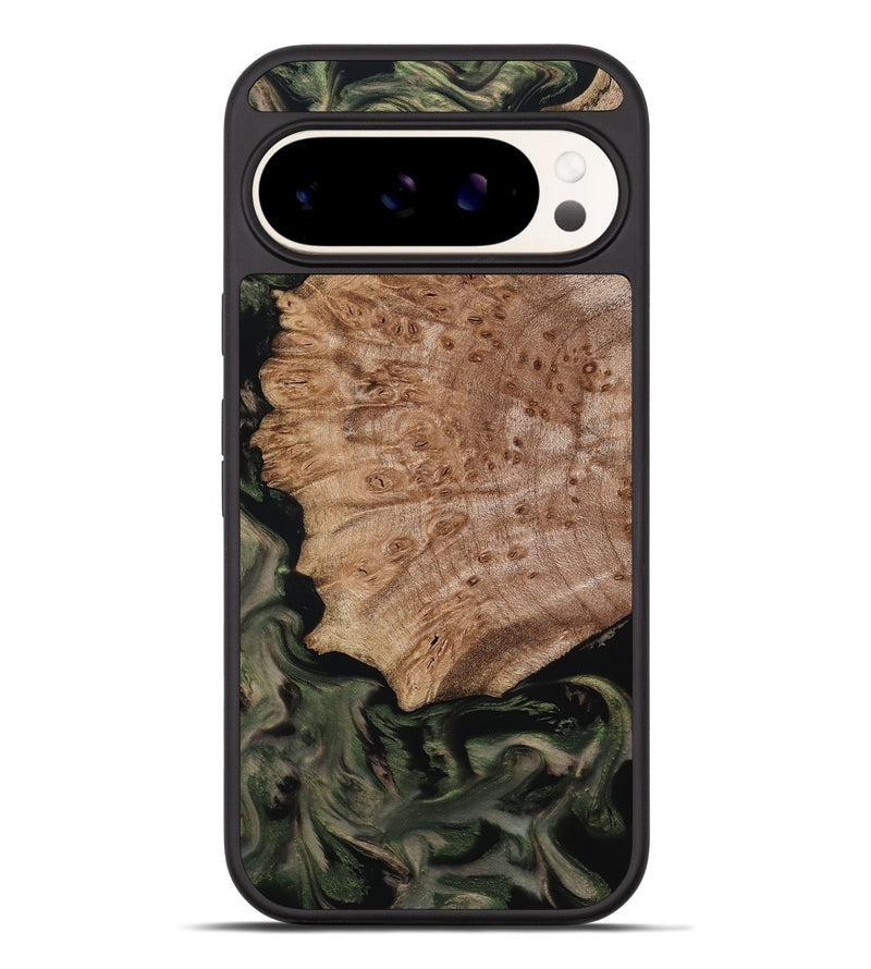 Pixel 9 Pro XL Wood Phone Case - Mila (Green, 800339)