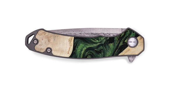 EDC Wood Pocket Knife - Osiris (Green, 800340)