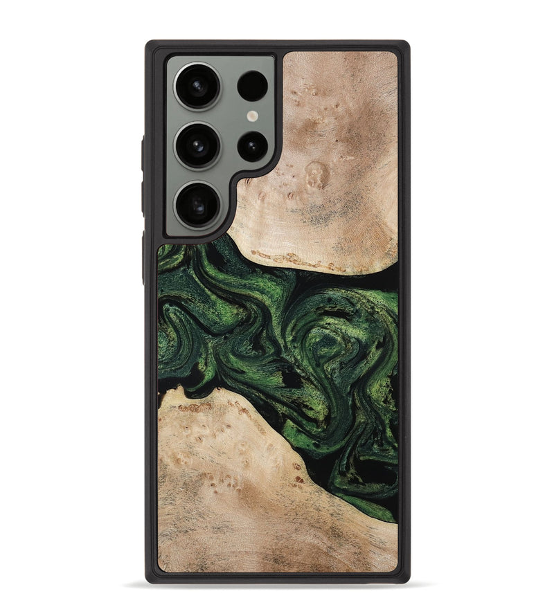 Galaxy S23 Ultra Wood Phone Case - Osiris (Green, 800340)