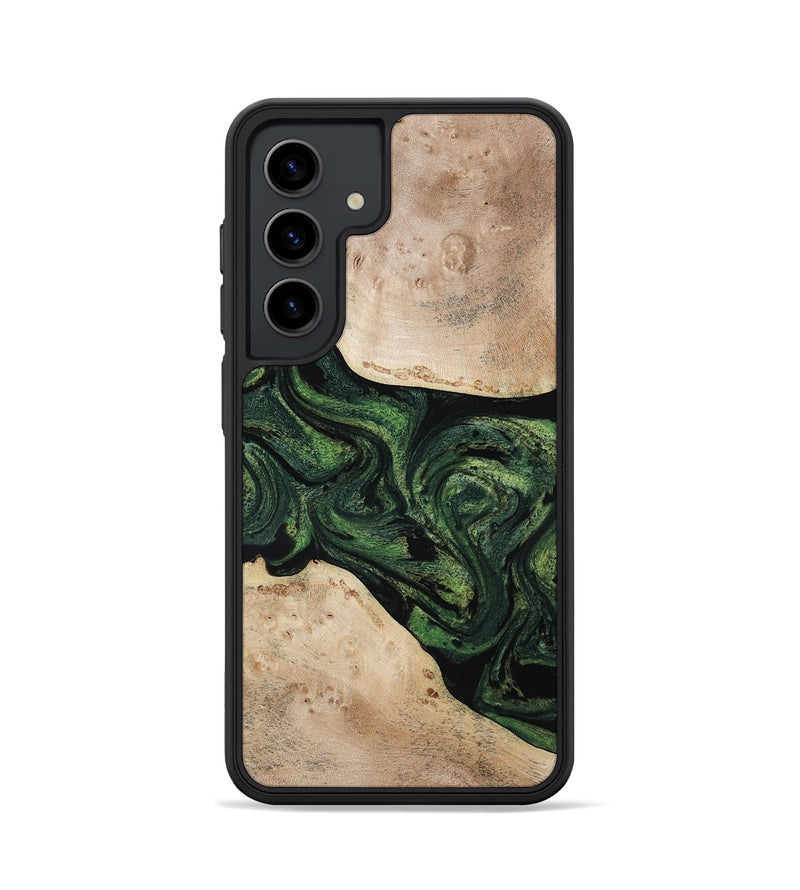 Galaxy S24 Wood Phone Case - Osiris (Green, 800340)
