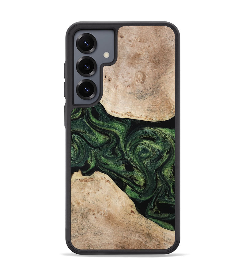 Galaxy S25 Plus Wood Phone Case - Osiris (Green, 800340)