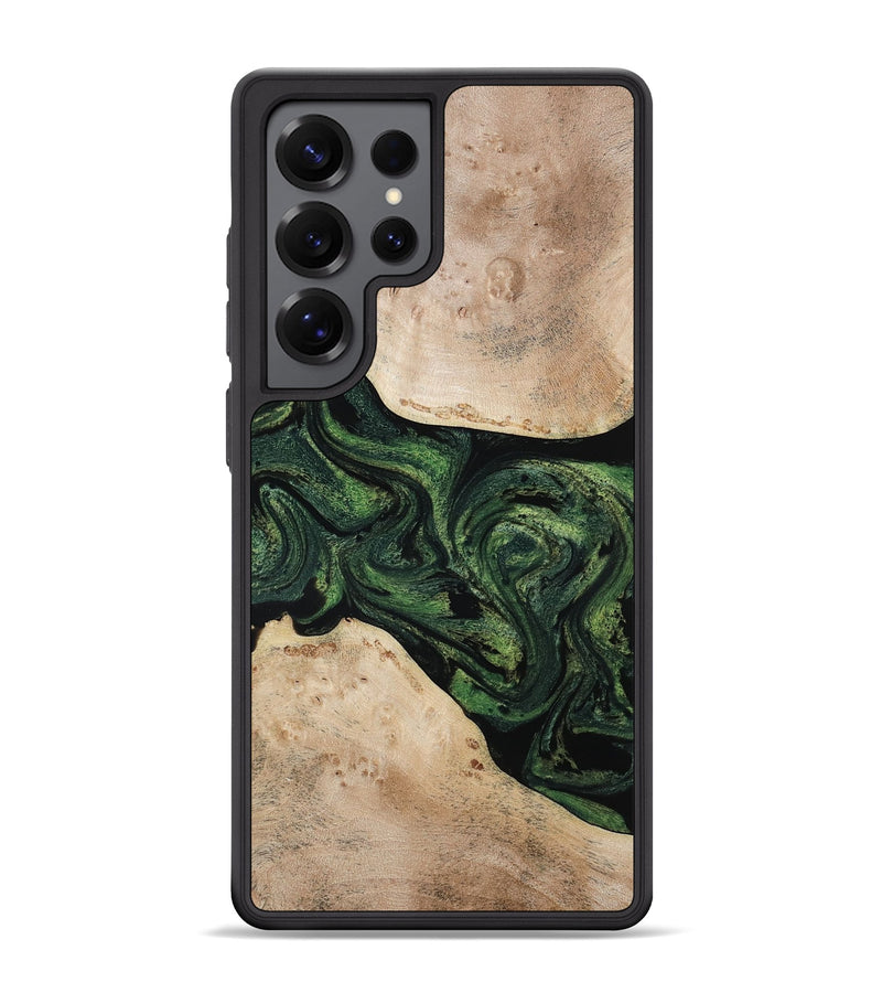 Galaxy S25 Ultra Wood Phone Case - Osiris (Green, 800340)