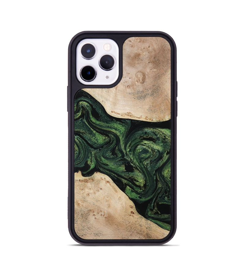 iPhone 11 Pro Wood Phone Case - Osiris (Green, 800340)